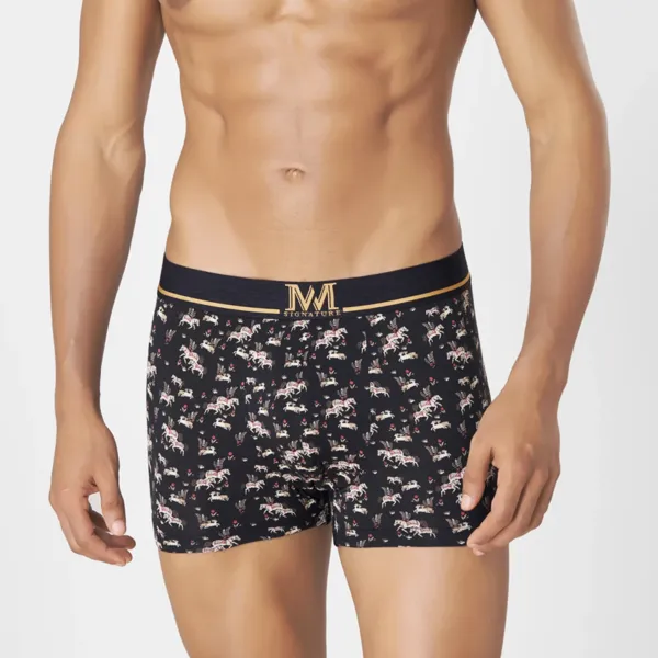 Men's Tencel Spandex Trunk | Hi-Stretch Fit Trunk with Striking Signature Prints