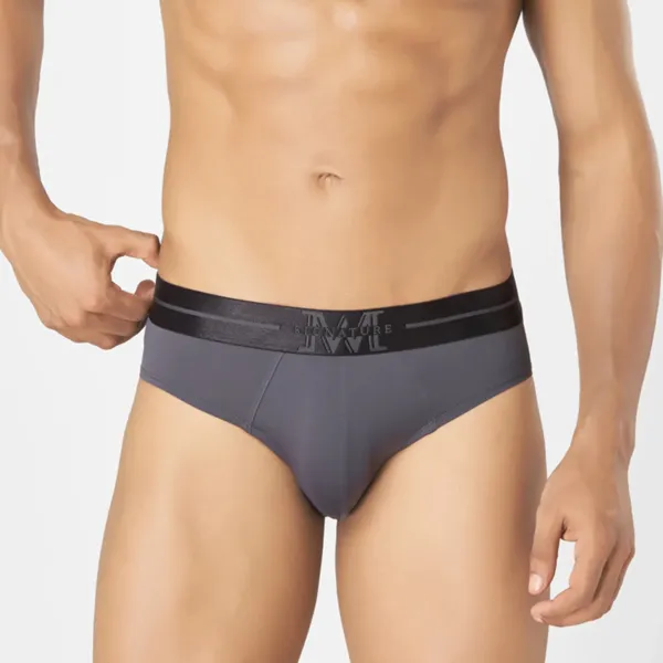 Men's Tactel Spandex Brief | Flexible Stretch & Cool Touch Comfort Brief for Active Men